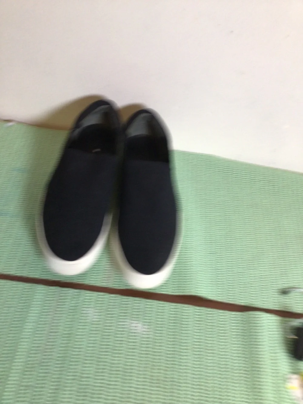 Vince fabric and rubber sole slip on platform shoes SZ US 12M /Euro 43